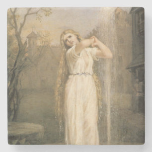 Porta-copo De Pedra Undine (por John William Waterhouse)