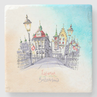 Porta-copo De Pedra Untersetzer - Switzerland Lucerne