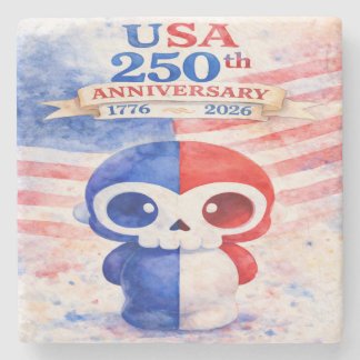 Porta-copo De Pedra USA 250th Anniversary