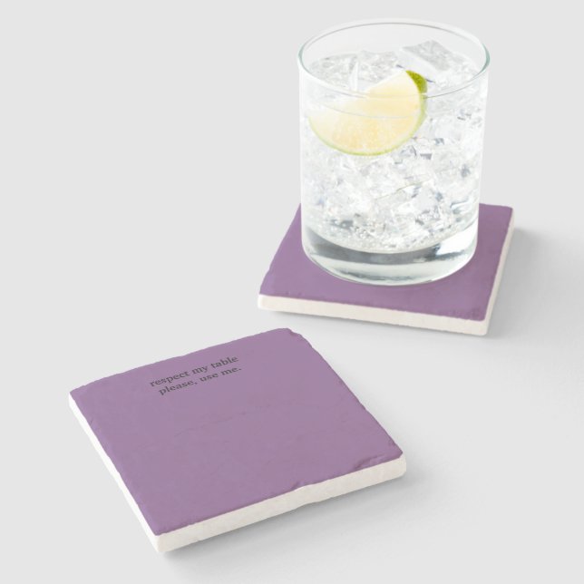 Porta-copo De Pedra Use me coaster (Lateral)