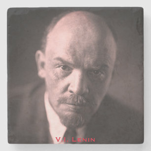 Porta-copo De Pedra V.I. Lenin - Chefe da União Soviética - CCCP