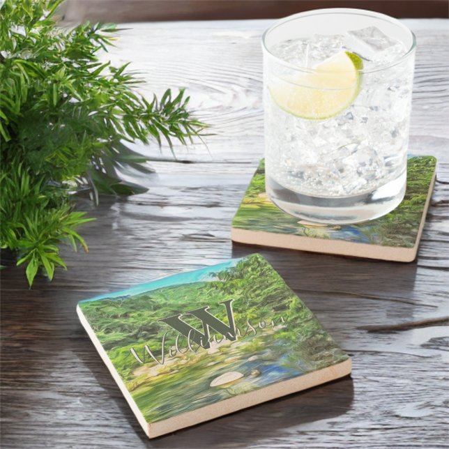 Porta-copo De Pedra Vallarta River South 0366 (Criador carregado)