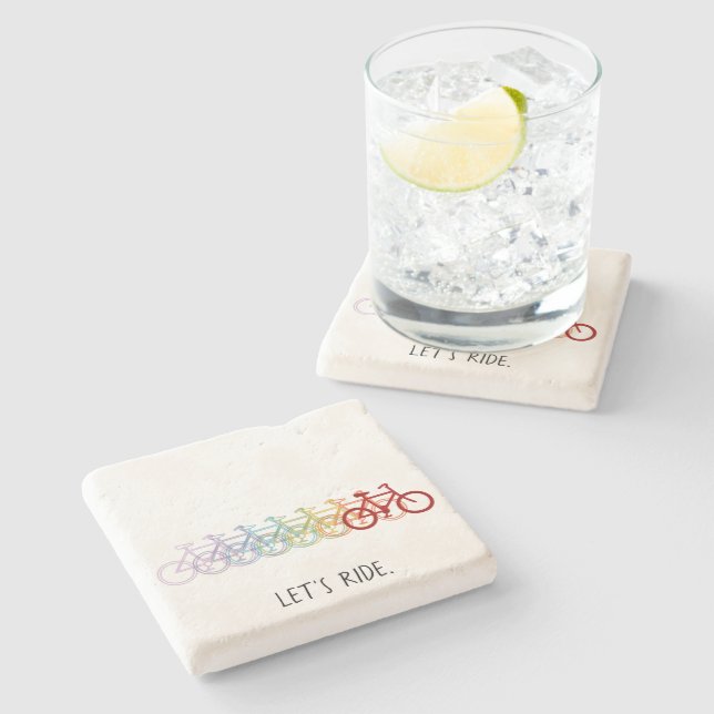 Porta-copo De Pedra Vamos Colorida Road Bikes (Lateral)