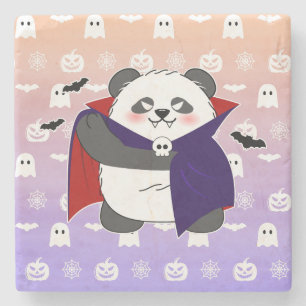 Porta-copo De Pedra Vampiro do Bebê Cute do Halloween Panda Dracula