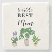 Vasos de plantas para o Dia das Mães 'Melhor Mãe d