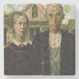 Porta-copo De Pedra Vegan Gothic Fine Art Spoof