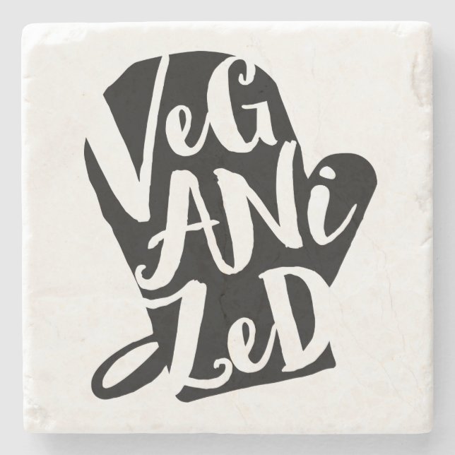 Porta-copo De Pedra Vegan Veganizado (Frente)
