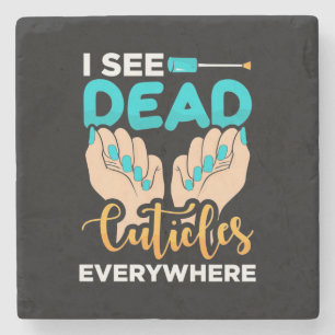 Porta-copo De Pedra Vejo Círculos Em Todo Lugar