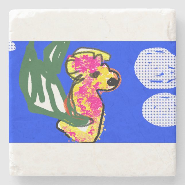 Porta-copo De Pedra Verão de 2000 (Frente)