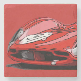 PORTA-COPO DE PEDRA VERMELHO PARA SEMPRE