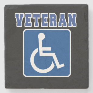 Porta-copo De Pedra Veterano deficiente