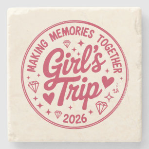 Porta-copo De Pedra Viagem das Meninas 2026 Fazendo Memórias Juntas Me
