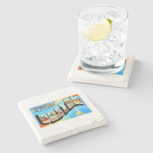 Porta-copo De Pedra Viagens vintage de MÃES de Boston Massachusetts S