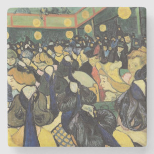 Porta-copo De Pedra Vincent van Gogh   a dança salão em Arles, 1888