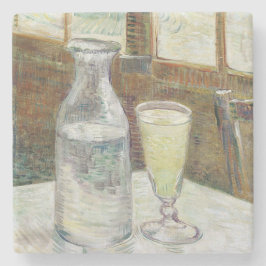 Porta-copo De Pedra Vincent Van Gogh ainda vive com a Absinthe Fine Ar