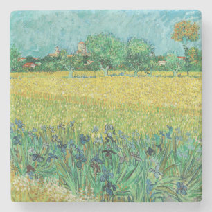 Porta-copo De Pedra Vincent van Gogh - Campo com irlandeses perto de A