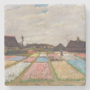 Porta-copo De Pedra Vincent van Gogh - Canteiros de Flores na Holanda