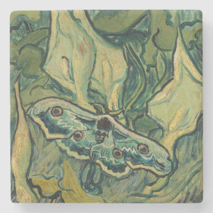 Porta-copo De Pedra Vincent van Gogh - Giant Peacock Moth