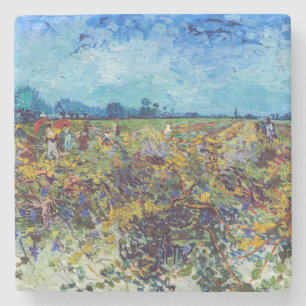 Porta-copo De Pedra Vincent van Gogh - Green Vineyard