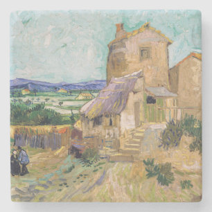 Porta-copo De Pedra Vincent van Gogh - O Moinho Velho