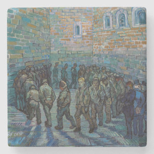 Porta-copo De Pedra Vincent van Gogh - O Pátio da Prisão