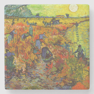Porta-copo De Pedra Vincent van Gogh - O Vinhedo Vermelho