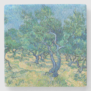 Porta-copo De Pedra Vincent van Gogh - Olive Grove
