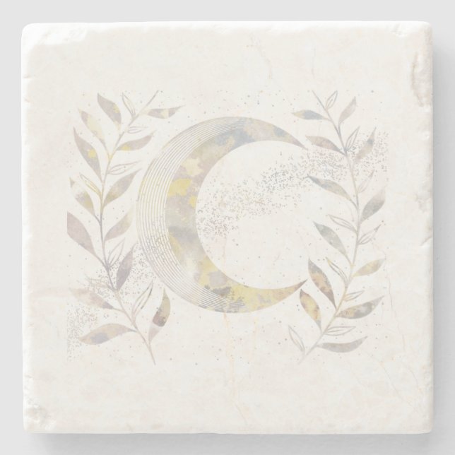 Porta-copo De Pedra Vinhas e Lua (Frente)