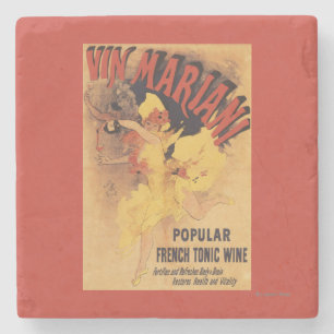 Porta-copo De Pedra Vinho de derramamento da menina de dança de Vin
