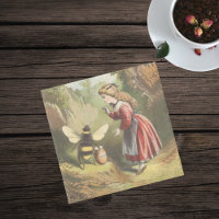Vintage Bebê Vitoriana Floresta Pote de Mel