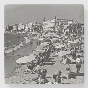 Porta-copo De Pedra Vintage França Cannes a praia