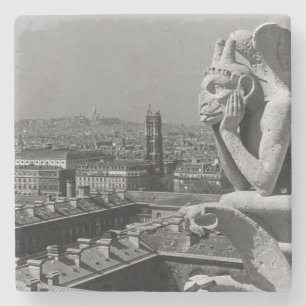 Porta-copo De Pedra Vintage France Paris Notre Dame Catedral