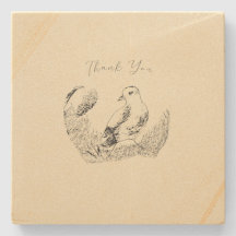 Vintage Garden Bird – Monochrome Elegant Floral