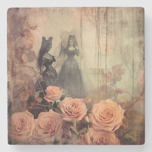 Porta-copo De Pedra Vintage Halloween Witchcraft (10)