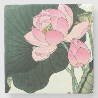 Vintage Japonês Lotus Flower