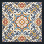 Porta-copo De Pedra Vintage Talavera Azulejo azulejos azuis favores de<br><div class="desc">Vintage Talavera Azulejo Mediterrâneo azulejos marrom azuis favores de casamento arenito portas copos presentes para seus presentes de casamento presentes de decoração de casa decoração de mesa de casamento</div>