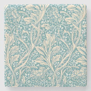 Porta-copo De Pedra Vintage William Morris Arcadia Floral Sem Costura