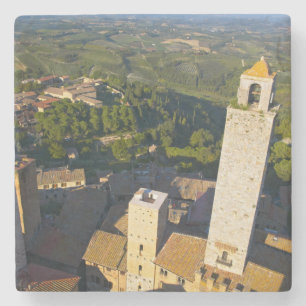 Porta-copo De Pedra Vista da Torre, San Gimignano, Siena, Toscana