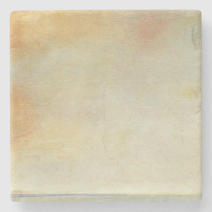 Porta-copo De Pedra Vista marítima com Sunset de Laranja Tranquilo