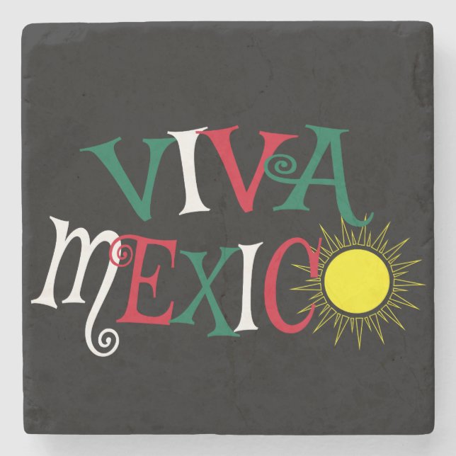 Porta-copo De Pedra Viva México (Frente)