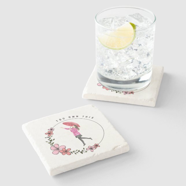 Porta-copo De Pedra Você Tem Isto (Lateral)