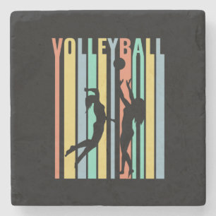 Porta-copo De Pedra Volei Volei de praia Retro