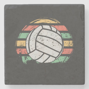 Porta-copo De Pedra Voleibol de Retro Vintage
