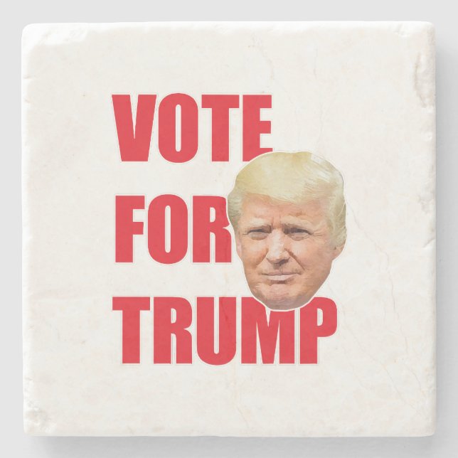 Porta-copo De Pedra Votar para o trunfo (Frente)