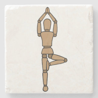 Porta-copo De Pedra Vriksasana da porta copos