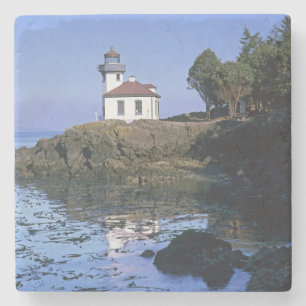 Porta-copo De Pedra WA, Ilha de San Juan, farol de Lime Kiln