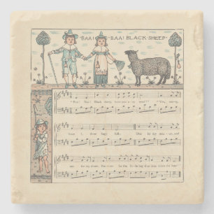 Porta-copo De Pedra Walter Crane Baa Baa Ovelha Negra Rima Infantil