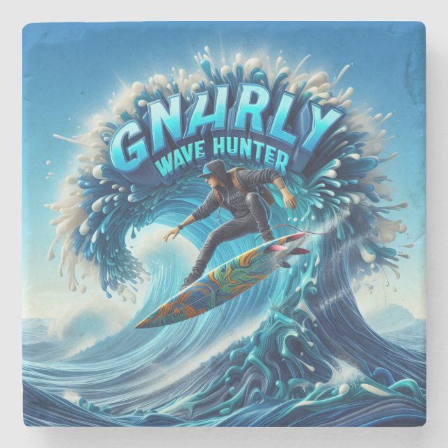 Porta-copo De Pedra Waves & Wanderlust Collection (Frente)