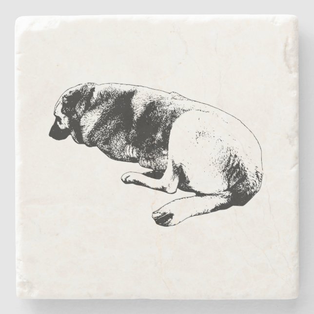 Porta-copo De Pedra Weight Pressed Into Peace (Frente)