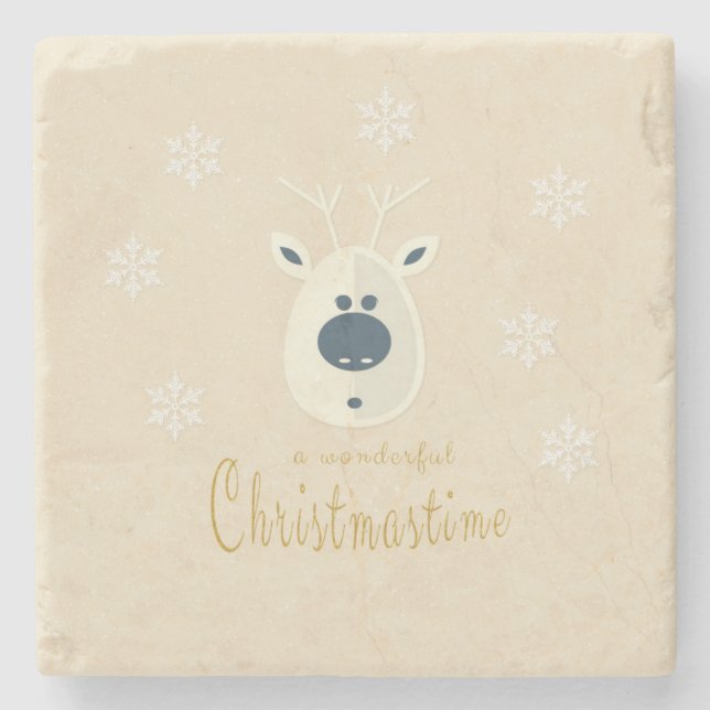 Porta-copo De Pedra Weihnachtsmotiv No. 4 (Frente)